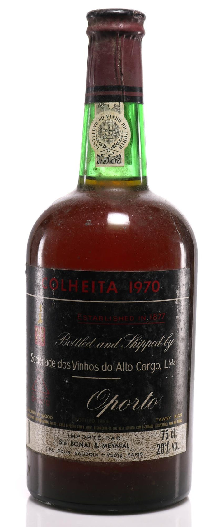 1970 Sociedade dos Vinhos do Alto Corgo Tawny Rich Port