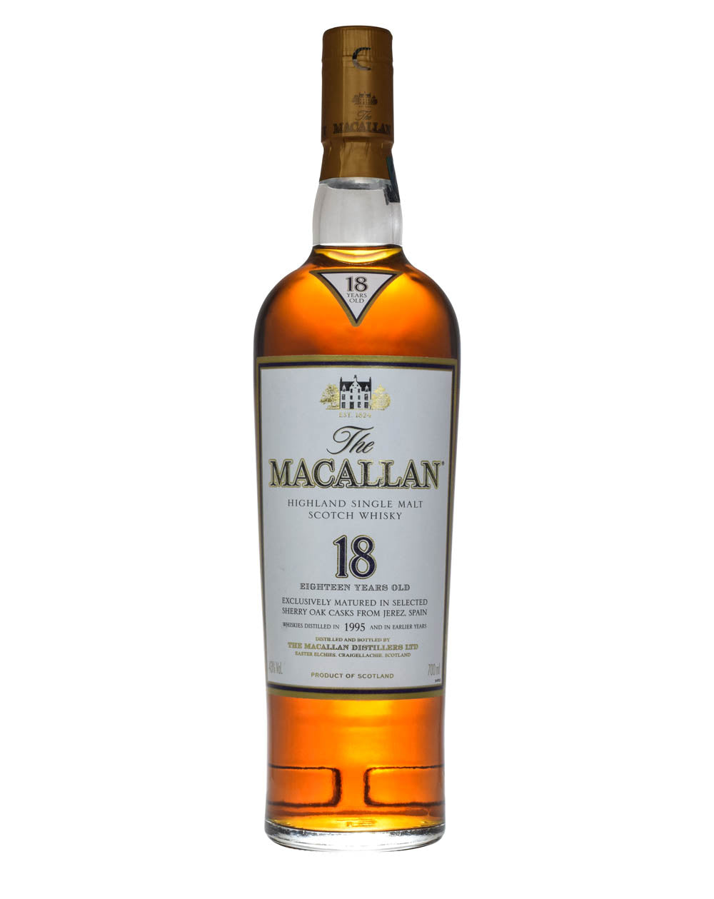 Macallan Sherry Oak 18YO Whisky 1995