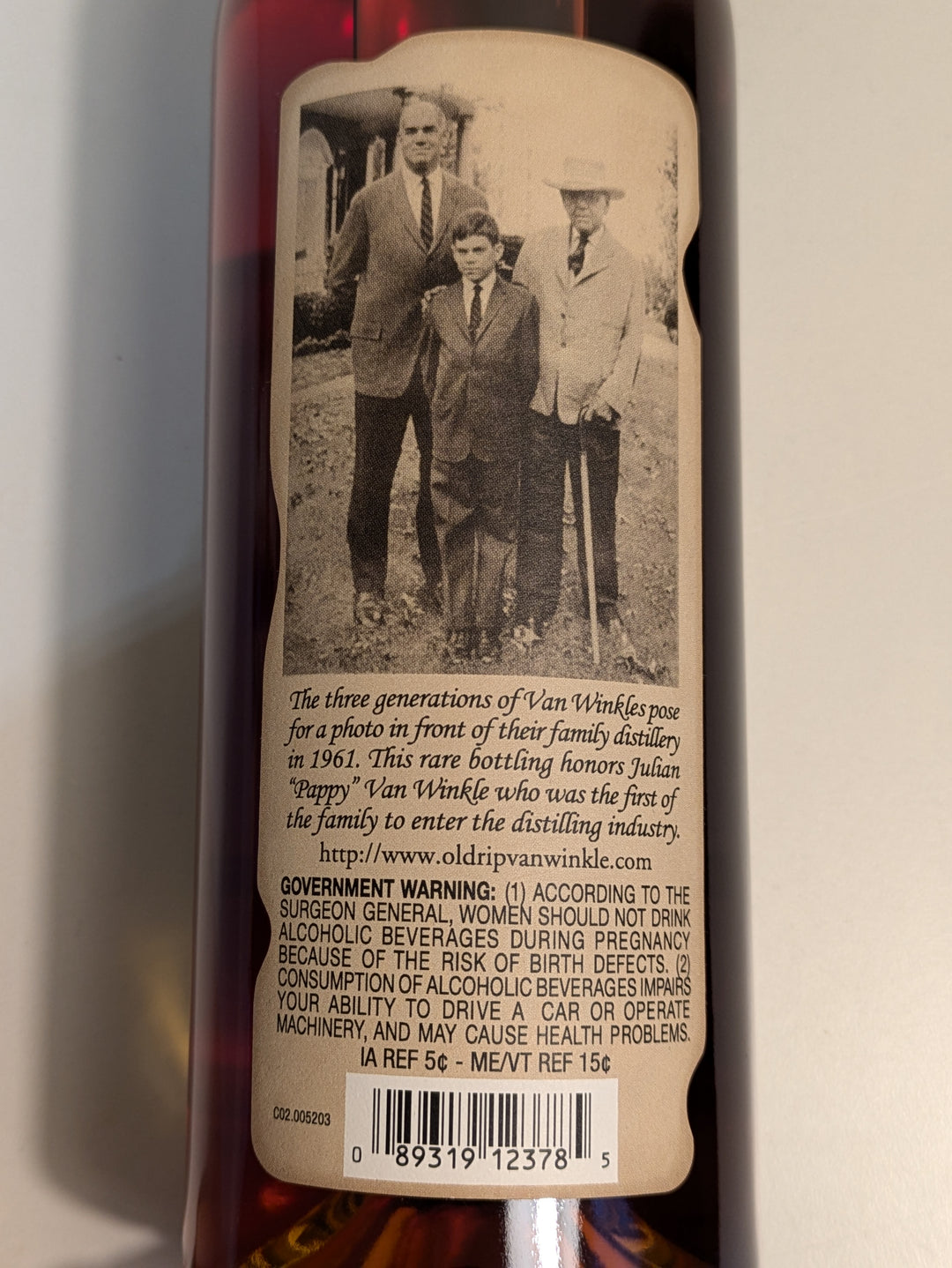 Pappy Van Winkle's 23 Year Old Family Reserve