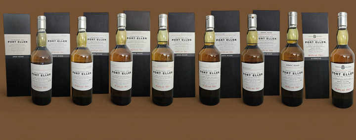 Port Ellen (silent) - Islay Single Malt Scotch Whisky Annual Release Complete Collection (1st - 17th Editions)