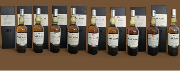 Port Ellen (silent) - Islay Single Malt Scotch Whisky Annual Release Complete Collection (1st - 17th Editions)