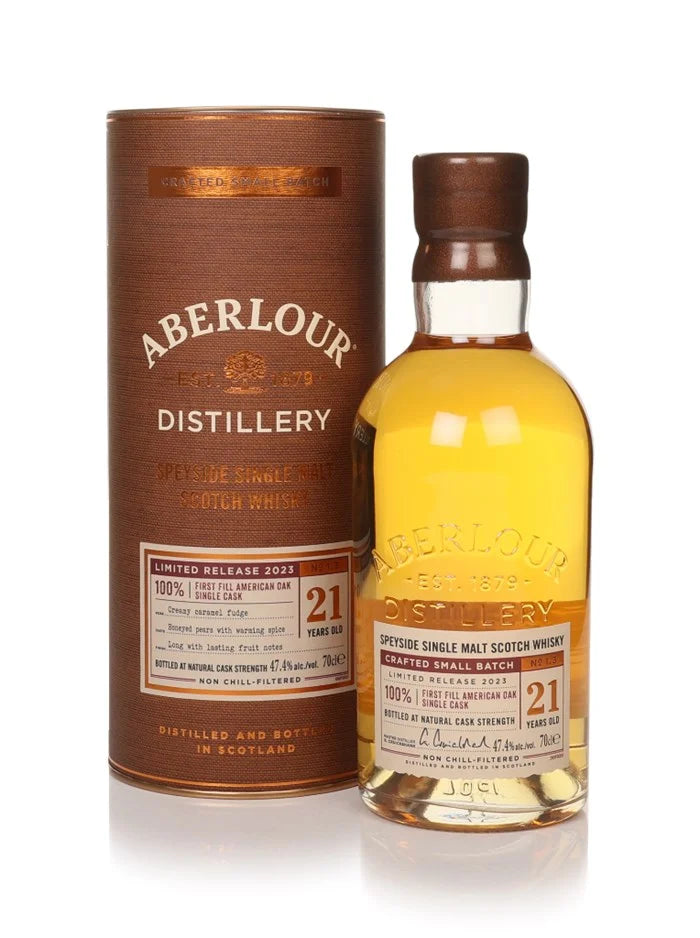 Aberlour 21 years First Fill American Oak New Vibrations - 47.4°