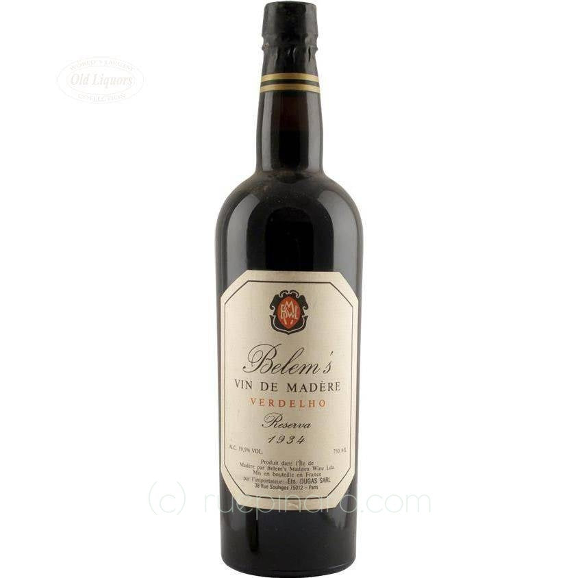 Madeira 1934 Belem's - LegendaryVintages