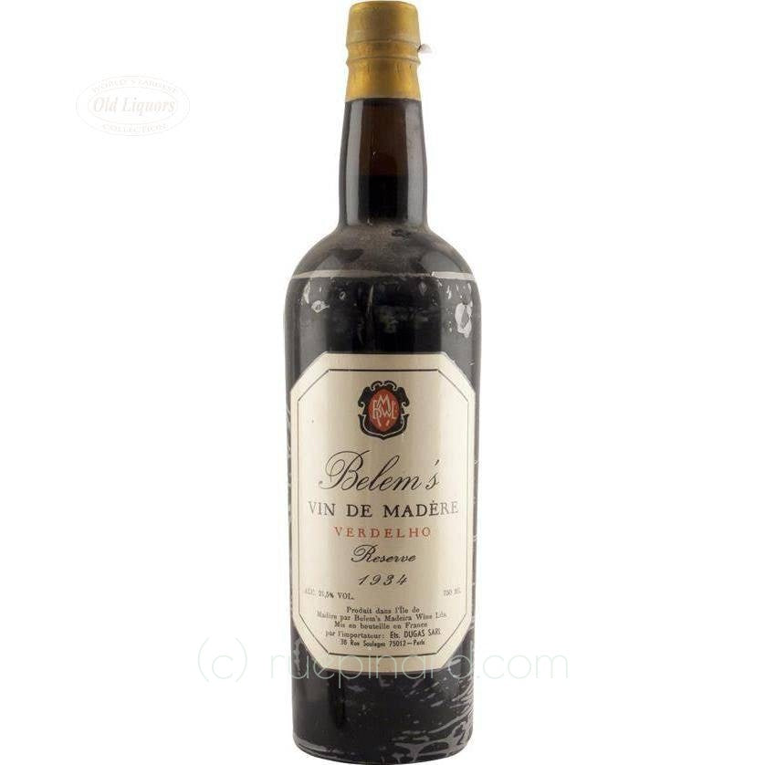 Madeira Belem's Verdelho 1934