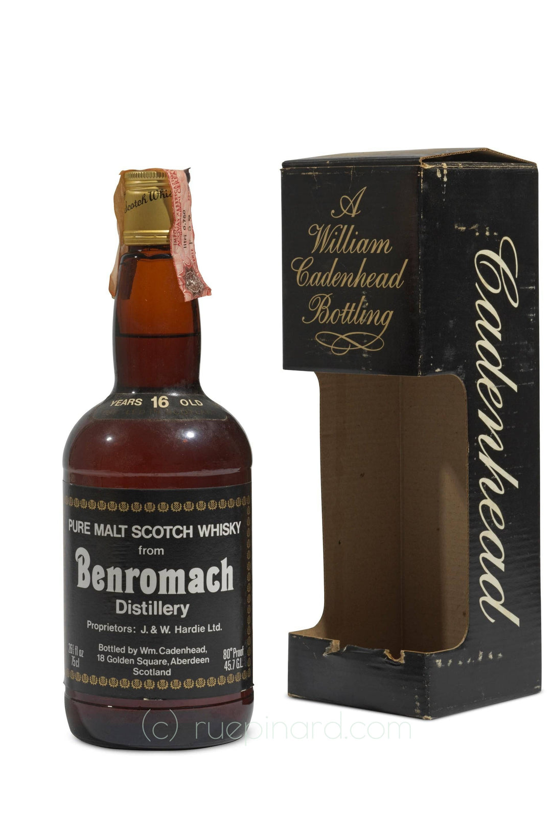 BENROMACH 16 YEARS OLD CADENHEAD DUMPY 750ML 45,7% - Rue Pinard