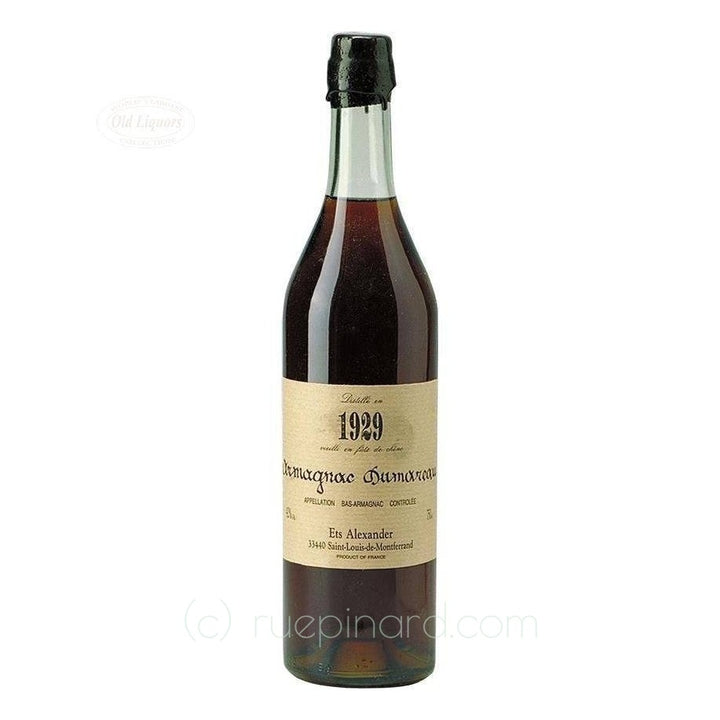 Armagnac 1929 Dumoureau - LegendaryVintages