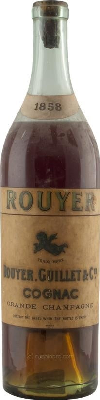 Rouyer Guillet & Co 1858 Grande Champagne Cognac - Rue Pinard