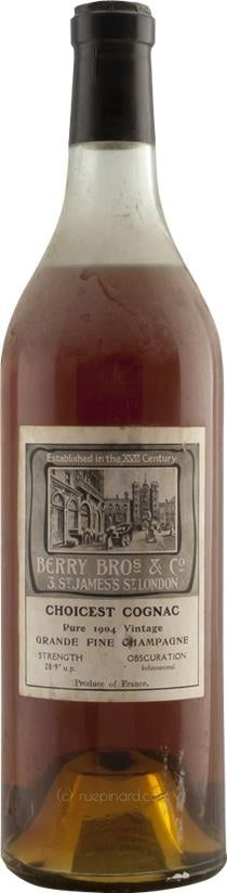 Berry Brothers & Rudd Cognac 1904 Grande Fine Champagne - Rue Pinard