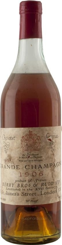 Berry Brothers & Rudd Grande Champagne des Heritiers Cognac 1906, Bottled in 1958 - Rue Pinard