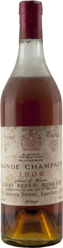 Berry Brothers & Rudd 1958 Grande Champagne Heritiers Cognac - Rue Pinard