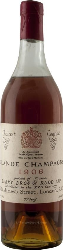 Berry Brothers & Rudd 1958 Grande Champagne Heritiers Cognac - Rue Pinard