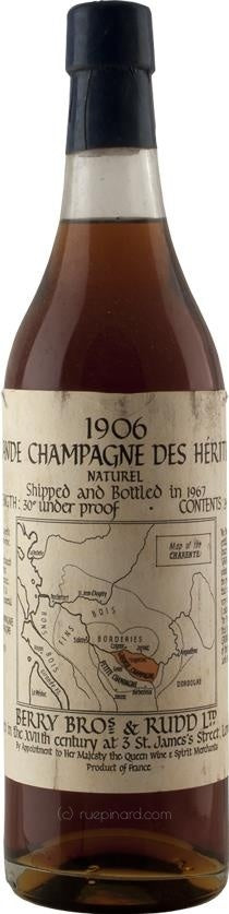 1906 Grande Champagne "Berry Brothers & Rudd", Cognac - Rue Pinard