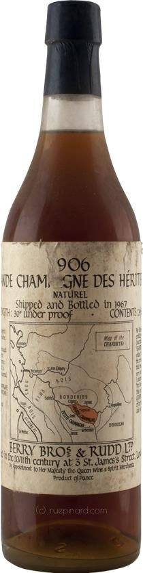 1906 Grande Champagne "Berry Brothers & Rudd", Cognac - Rue Pinard