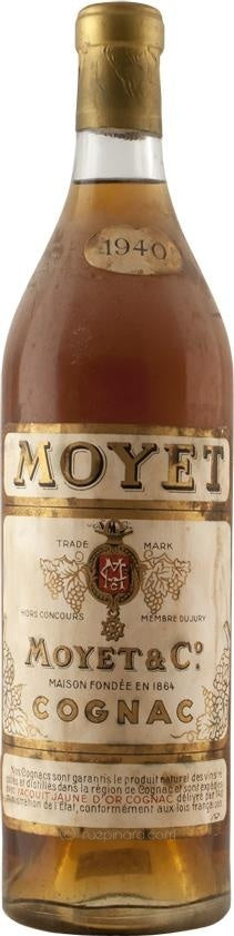 Moyet & Co Cognac 1940 (or NV if not vintage) - Rue Pinard