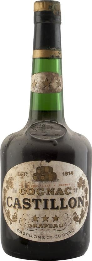 Castillon Three Stars Cognac (1920s) - Aged 40 Years Drapeau, Grande Champagne, Bottled 1960s - Rue Pinard