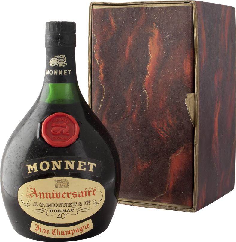 1950 Monnet & Co J.G. Fine Champagne Cognac Anniversaire Edition