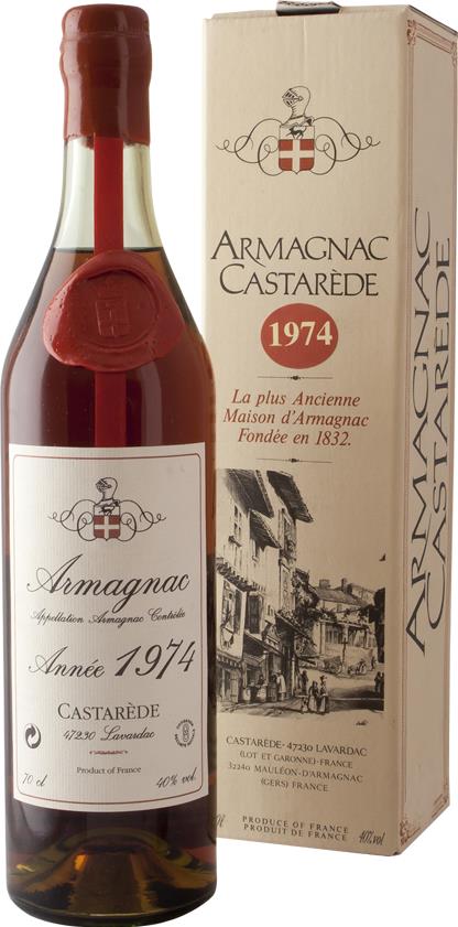 1974 Castarède Armagnac - Vintage 1999