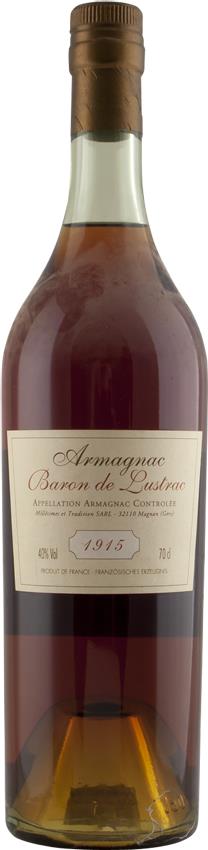 Baron de Lustrac 1915 Grand Bas-Armagnac Cognac