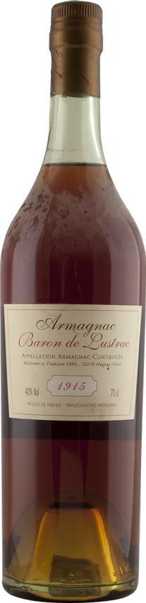 Baron de Lustrac 1915 Grand Bas-Armagnac Cognac