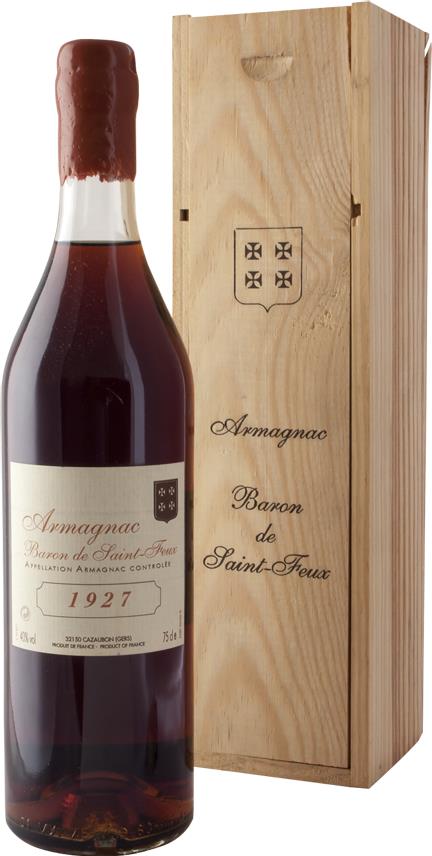 Baron de Saint-Feux Grand Bas-Armagnac 1927 Vintage