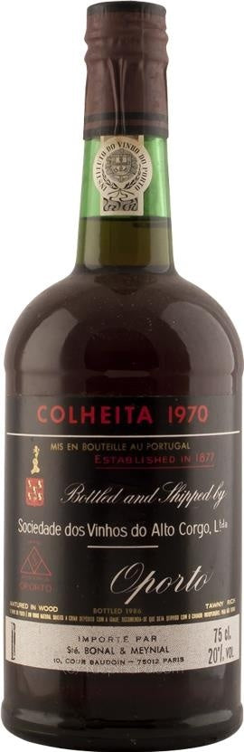 Sociedade dos Vinhos do Alto Corgo Colheita Port 1970 Bottled 1986 - Rue Pinard