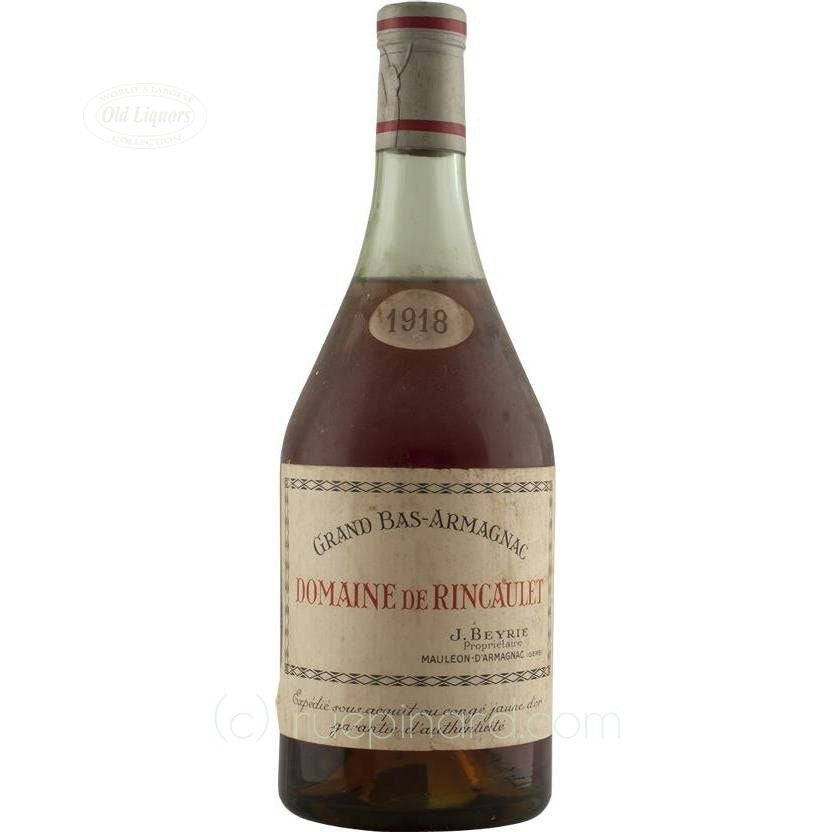 Armagnac 1918 Domaine Rincaulet SKU 4203