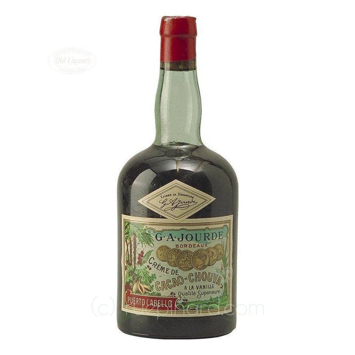 Jourde G.A. Crème de Cacao Chouva 1920 Vintage Puerto Cabello - Rue Pinard