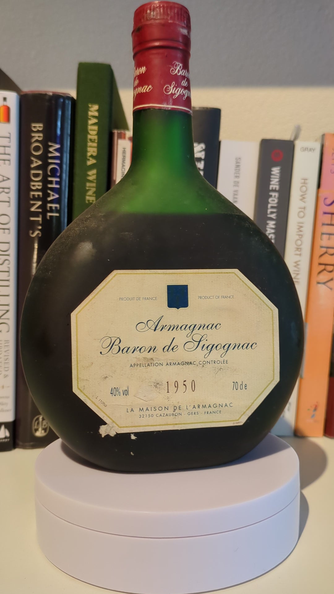 1950 Baron de Sigognac Vintage Bas Armagnac