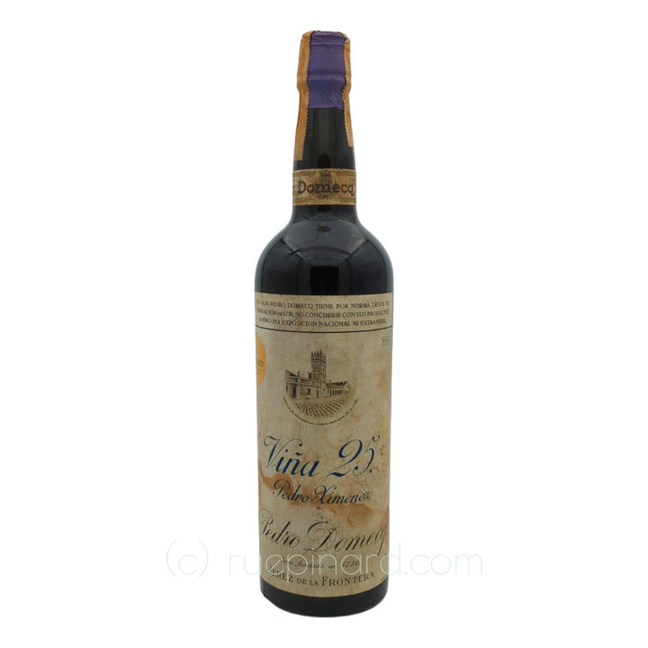 Pedro Domecq, Vino de La Raza & Viña 25 Pedro Ximenez (1950-1960s) - Jerez - 2 Bottles (0.75L) - Rue Pinard