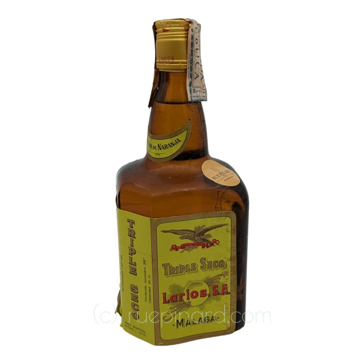 Larios Triple Sec Orange Liqueur from Málaga 1970s - Rue Pinard