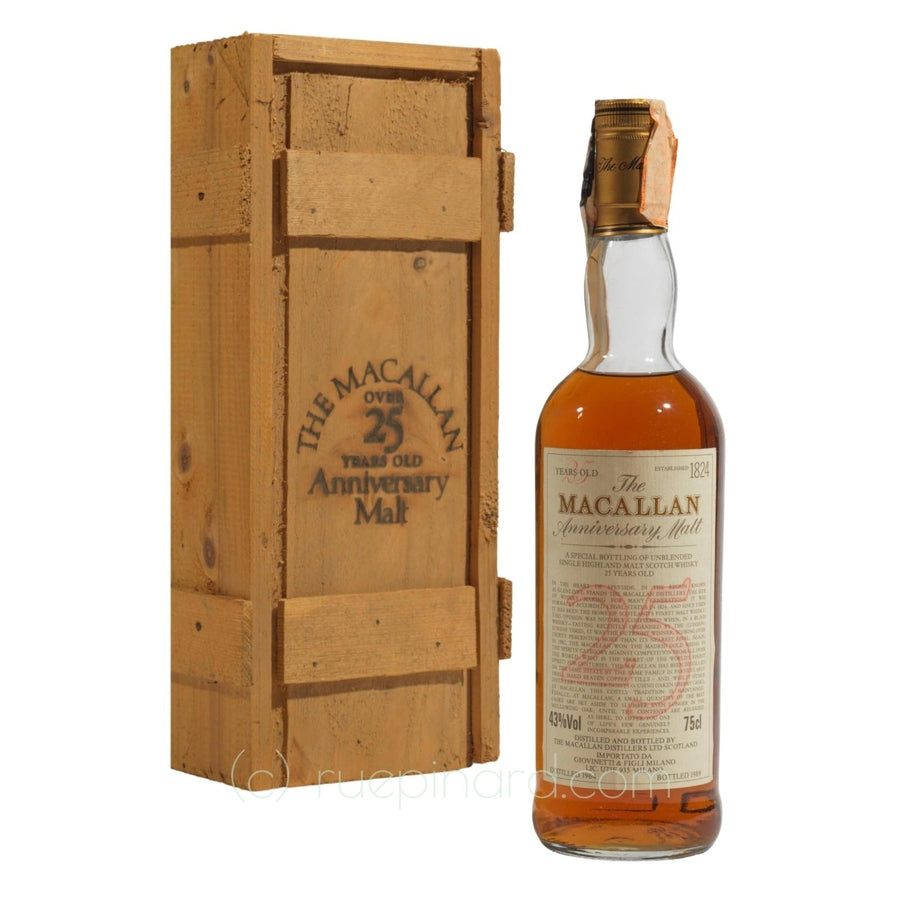 The Macallan Anniversary Malt-25 year old-1964 - Rue Pinard