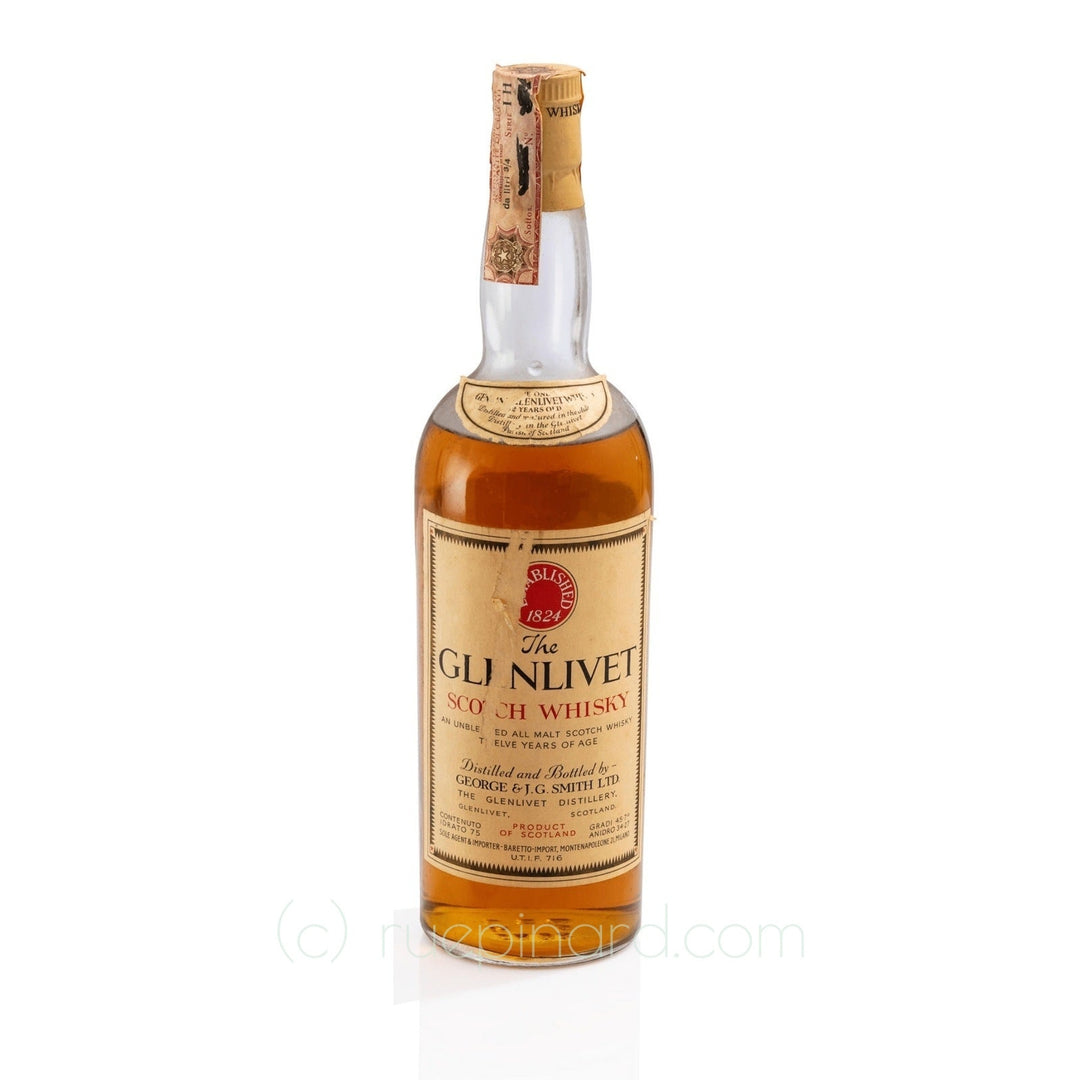 Glenlivet 12 Y.O. - Bottled 1960s Scotland Speyside - Rue Pinard